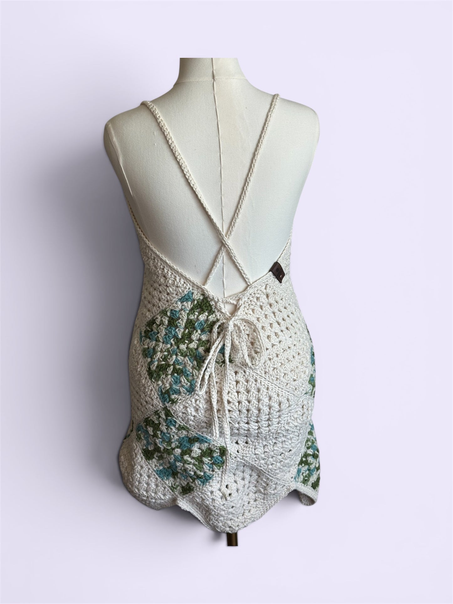Sea Glass Breeze Crochet Cover-Up