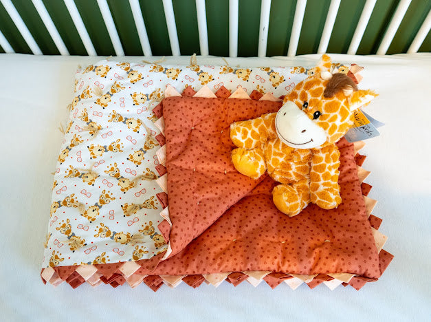 Giraffe Snuggles Blanket & Buddy Set