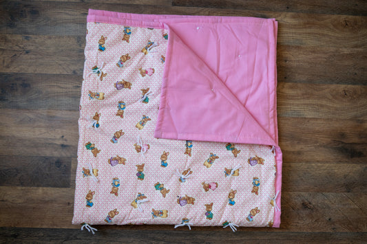 Bunny Tales Baby Quilt 🐇💗