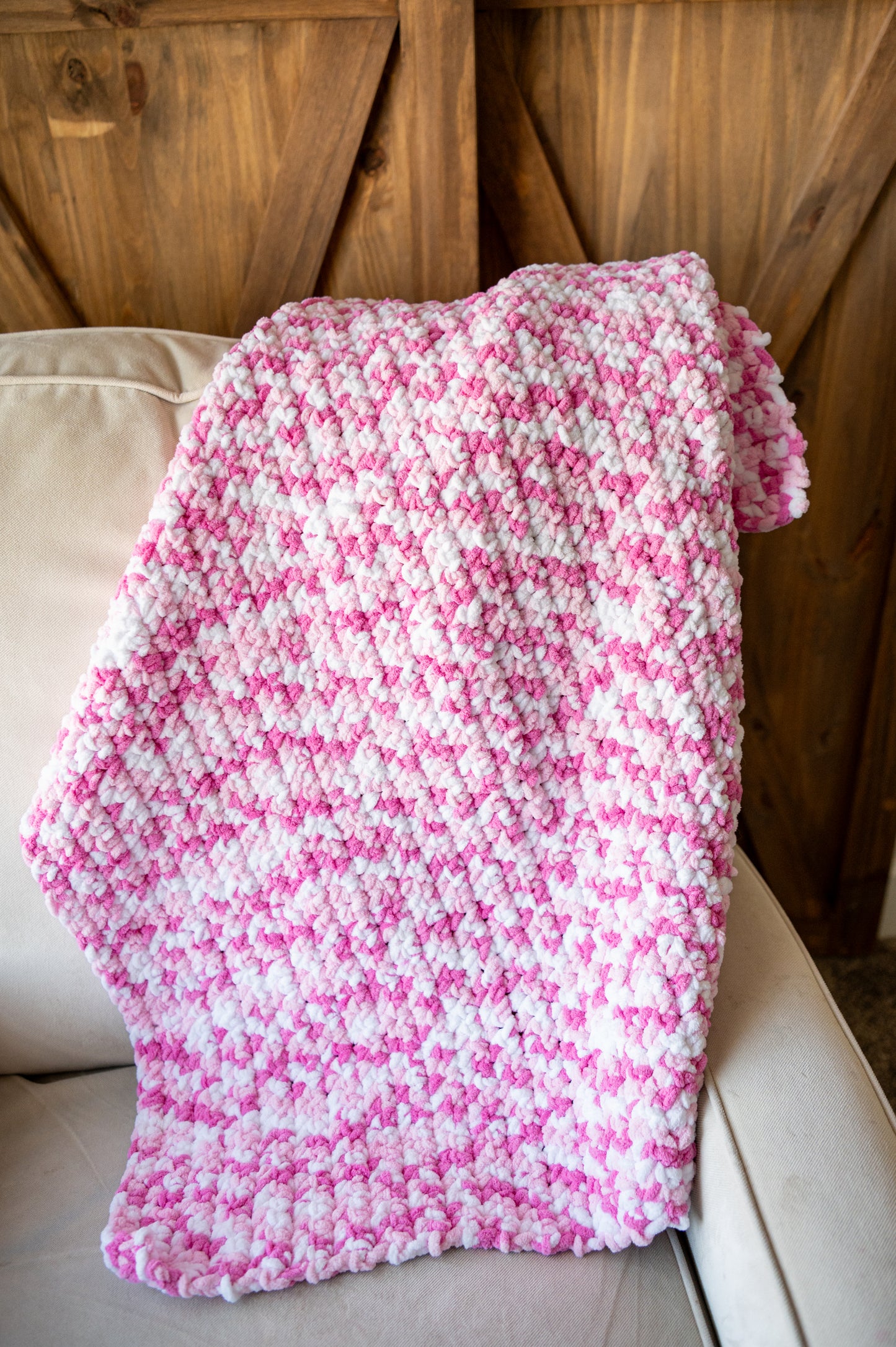 Strawberry Swirl Baby Blanket ππ