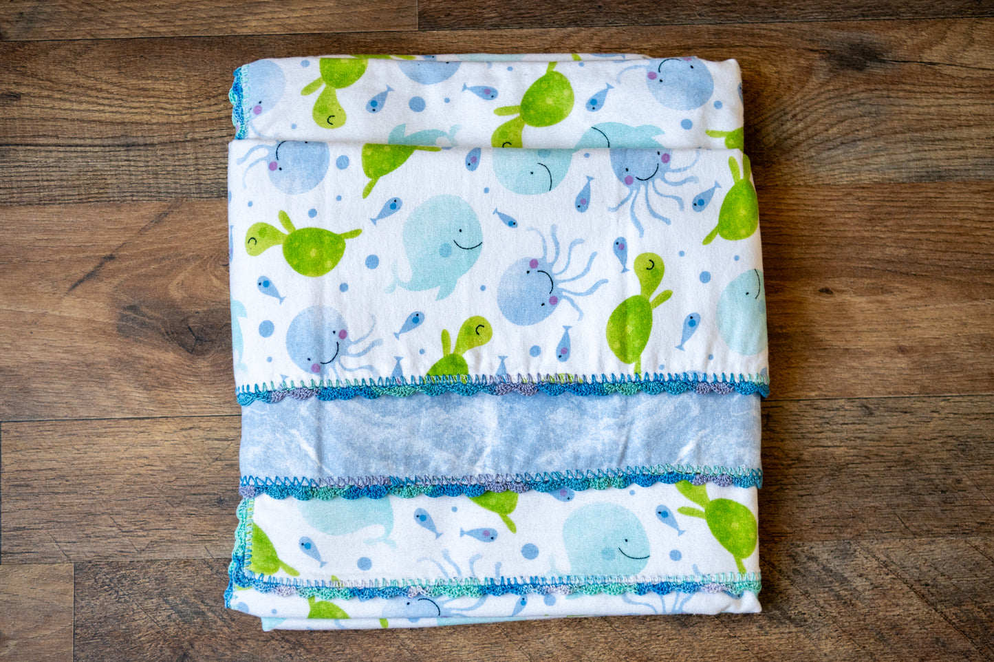 Under the Sea Blanket & Burp Cloth Set ππ’π³