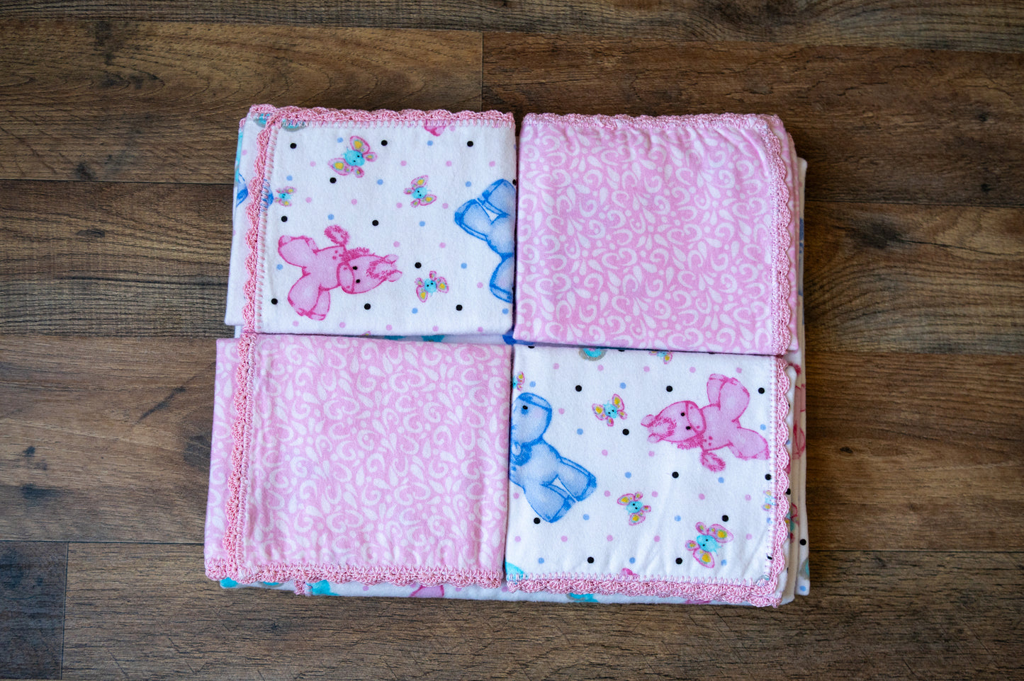 Pastel Ponies Blanket & Burp Cloth Set π΄πππ