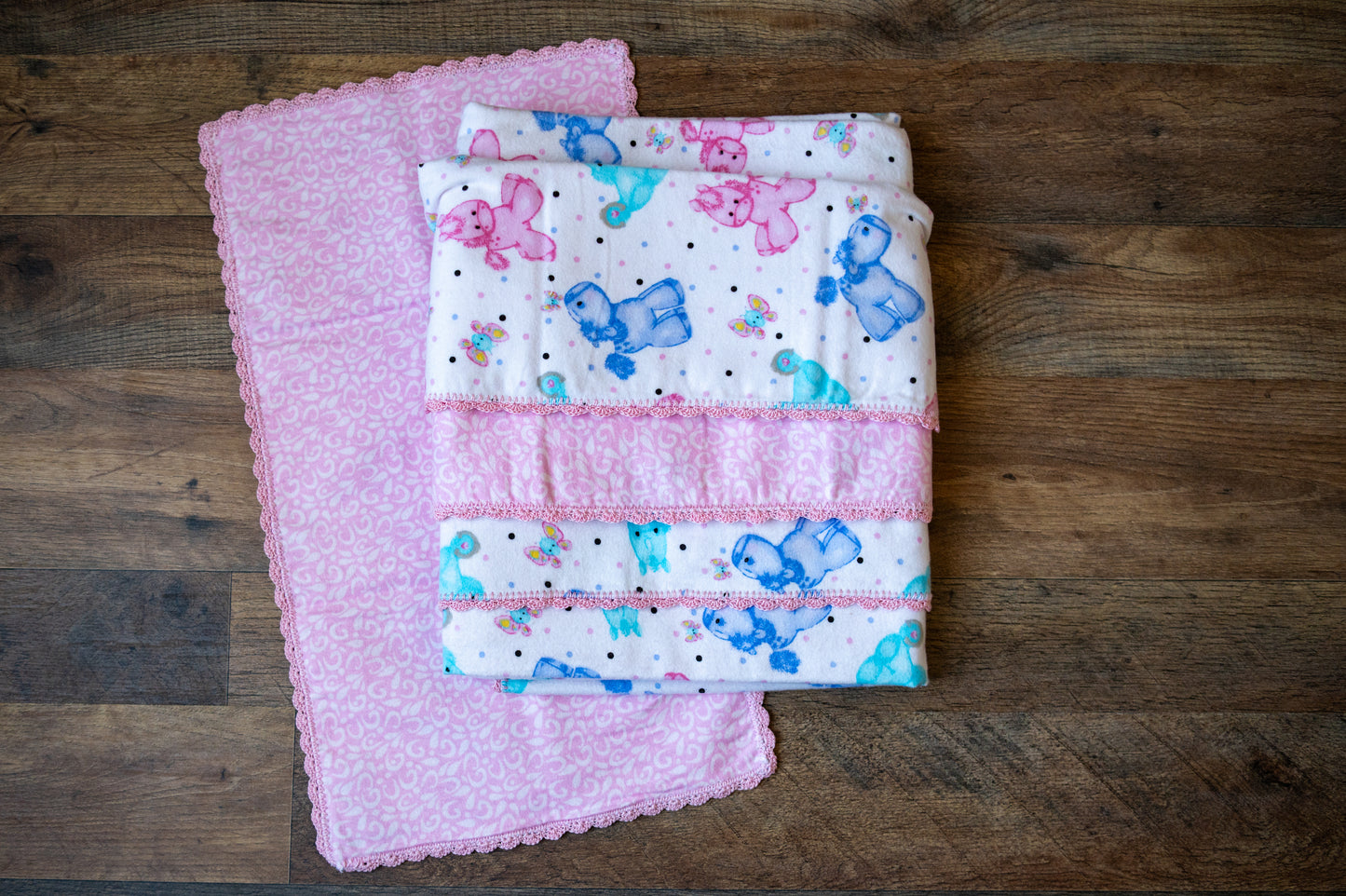 Pastel Ponies Blanket & Burp Cloth Set π΄πππ