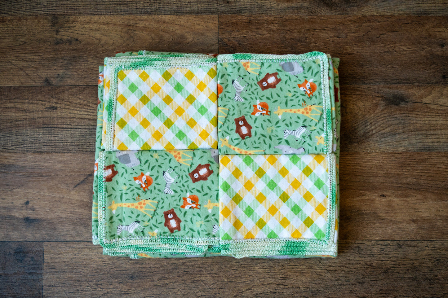 Safari Friends Blanket & Burp Cloth Set π¦π¦πΏ
