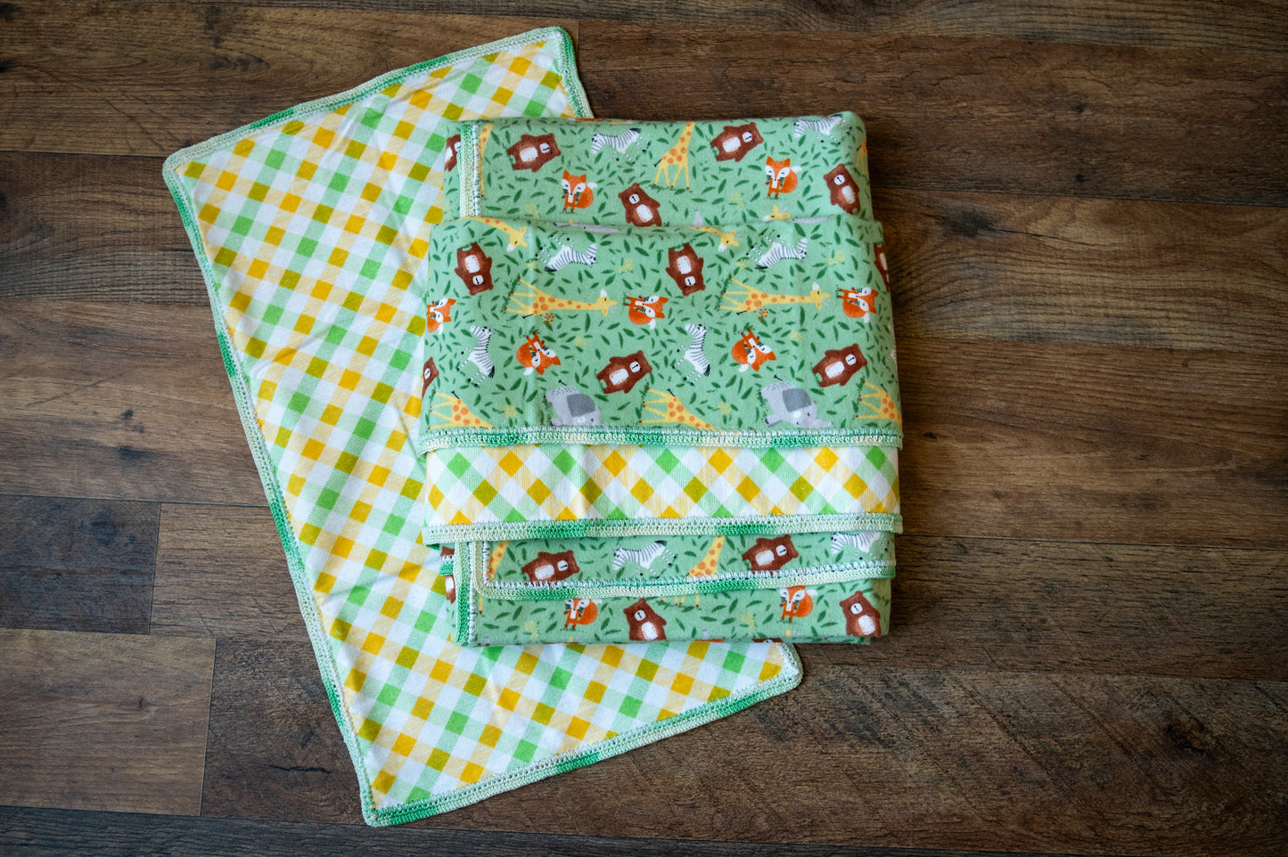 Safari Friends Blanket & Burp Cloth Set π¦π¦πΏ