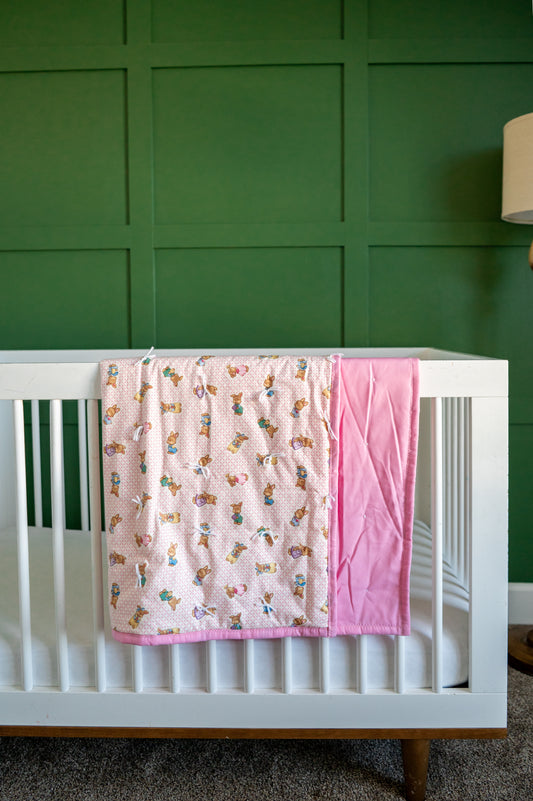 Bunny Tales Baby Quilt 🐇💗