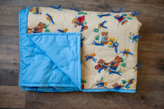 Bear Hugs Baby Quilt 🧸💙