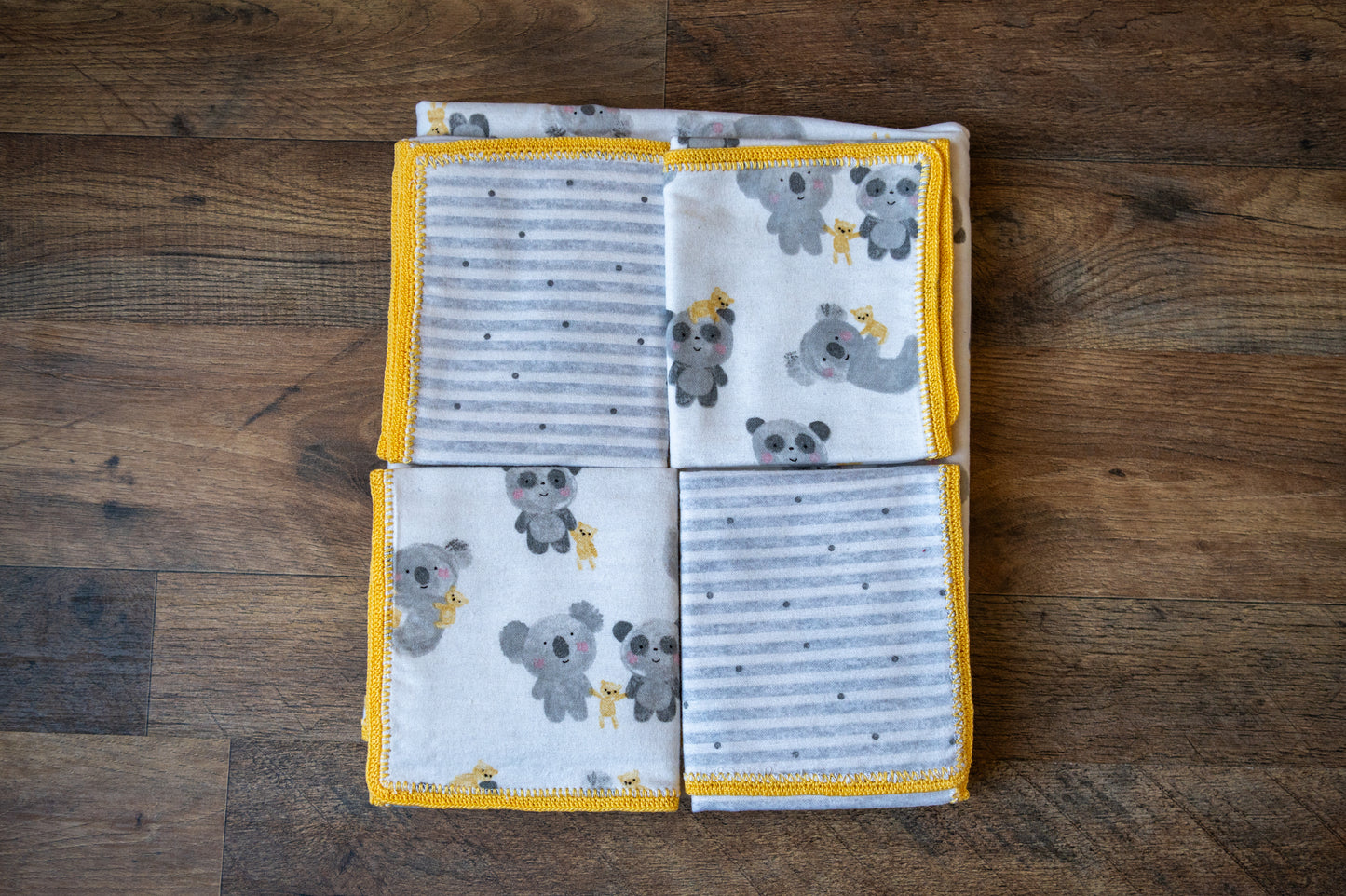 Koala Cuddles Blanket & Burp Cloth Set 🐨💛✨