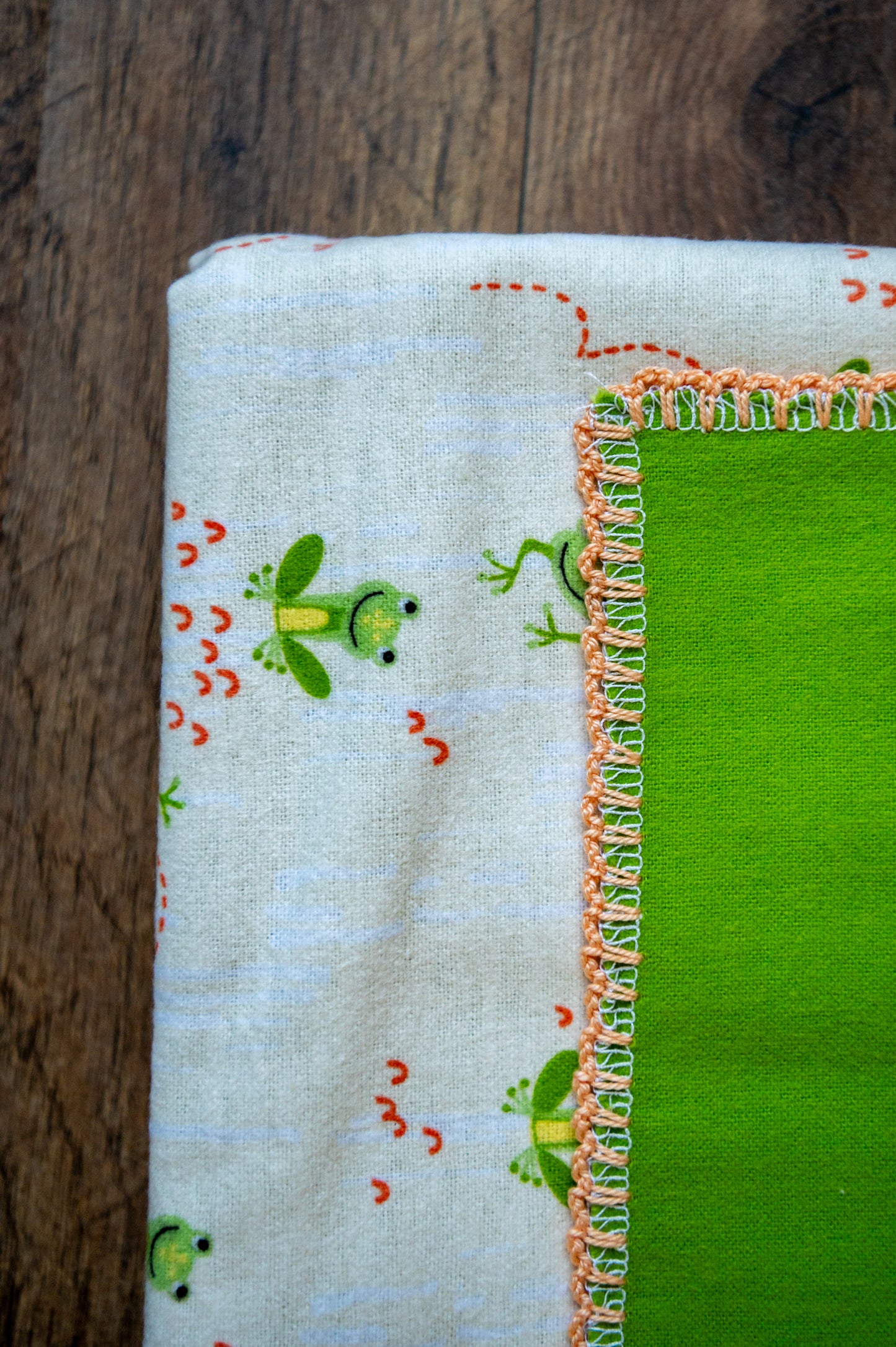Jumping Frogs Baby Blanket 🐸💚✨
