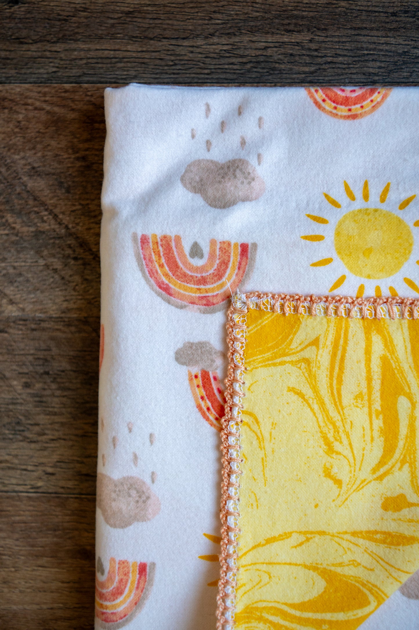 Rainbows & Sunshine Baby Blanket 🌈☀️💛