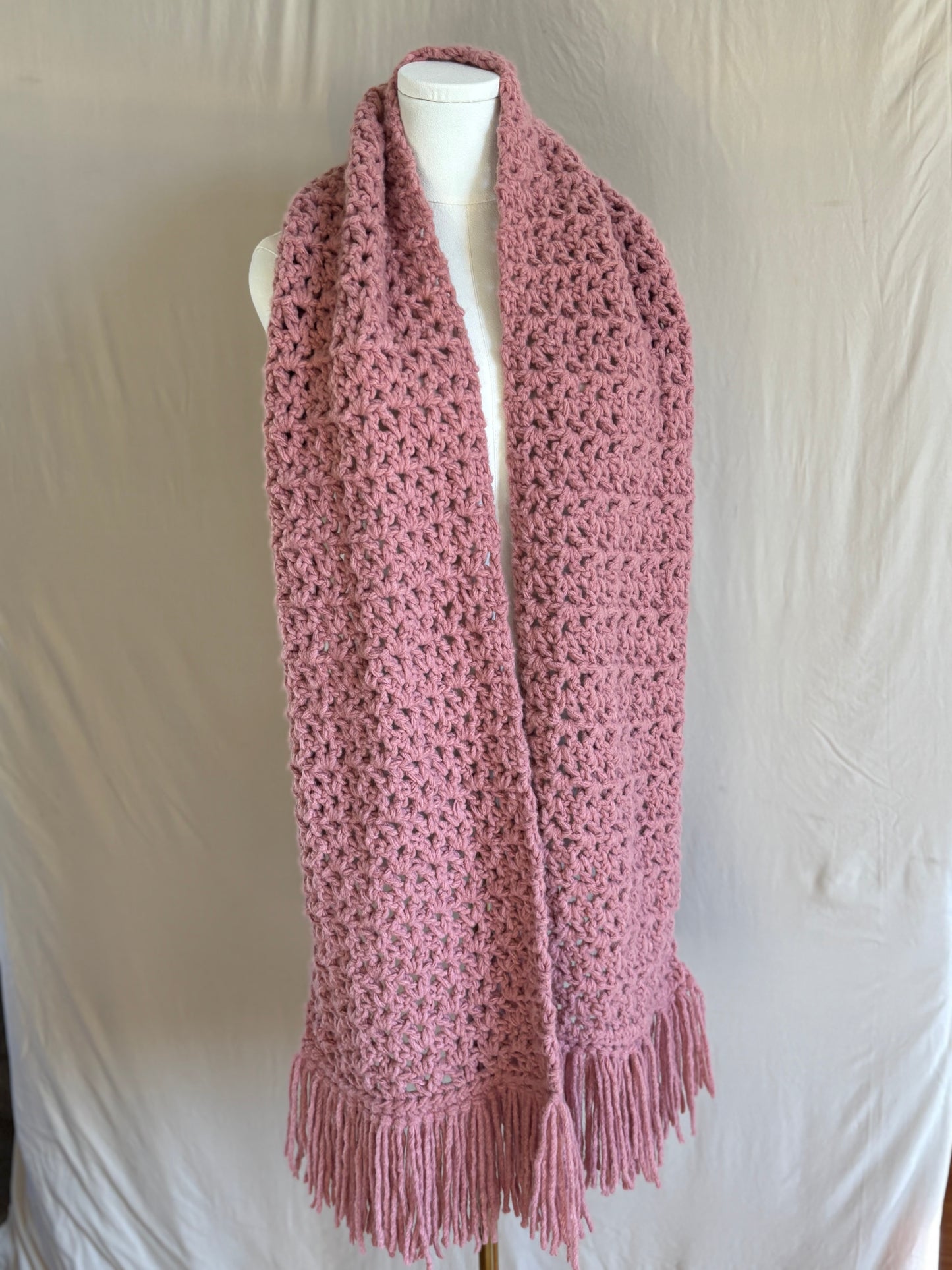 Rose Hip Forever Fleece Scarf