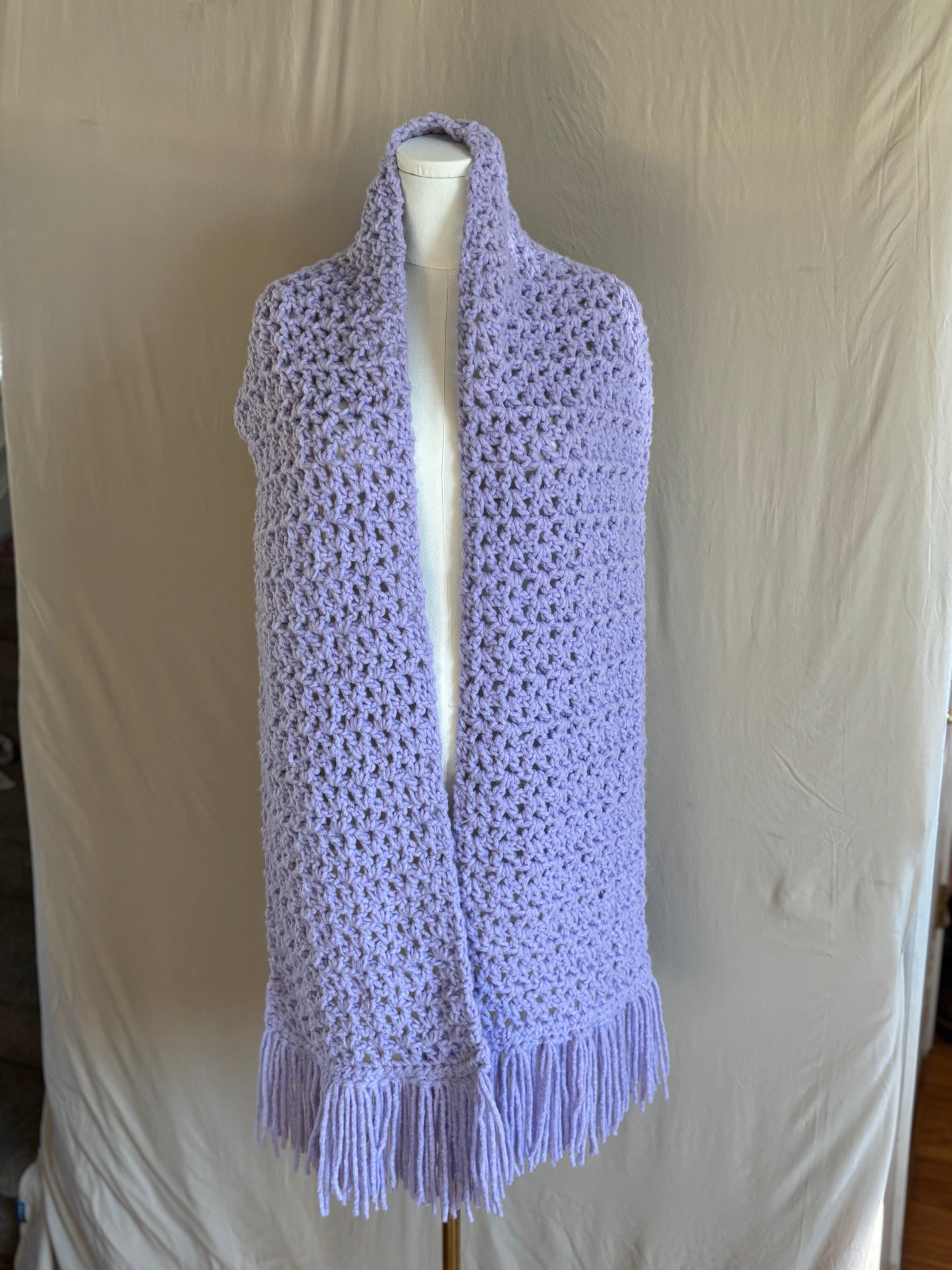 Jacaranda Forever Fleece Scarf
