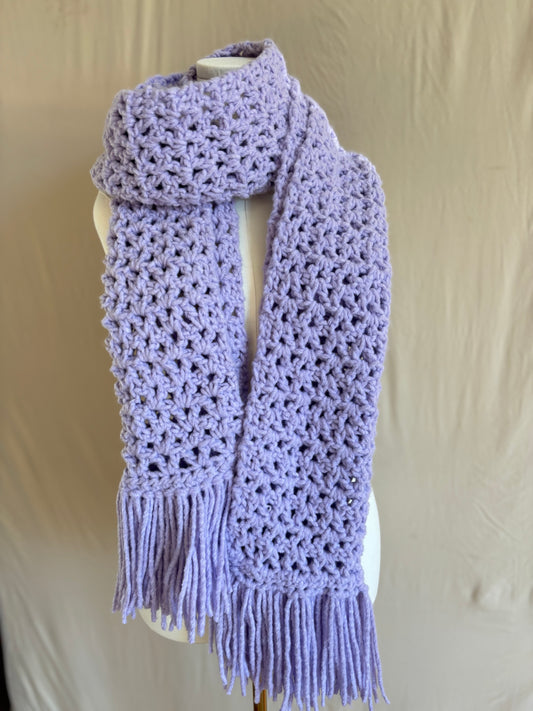 Jacaranda Forever Fleece Scarf