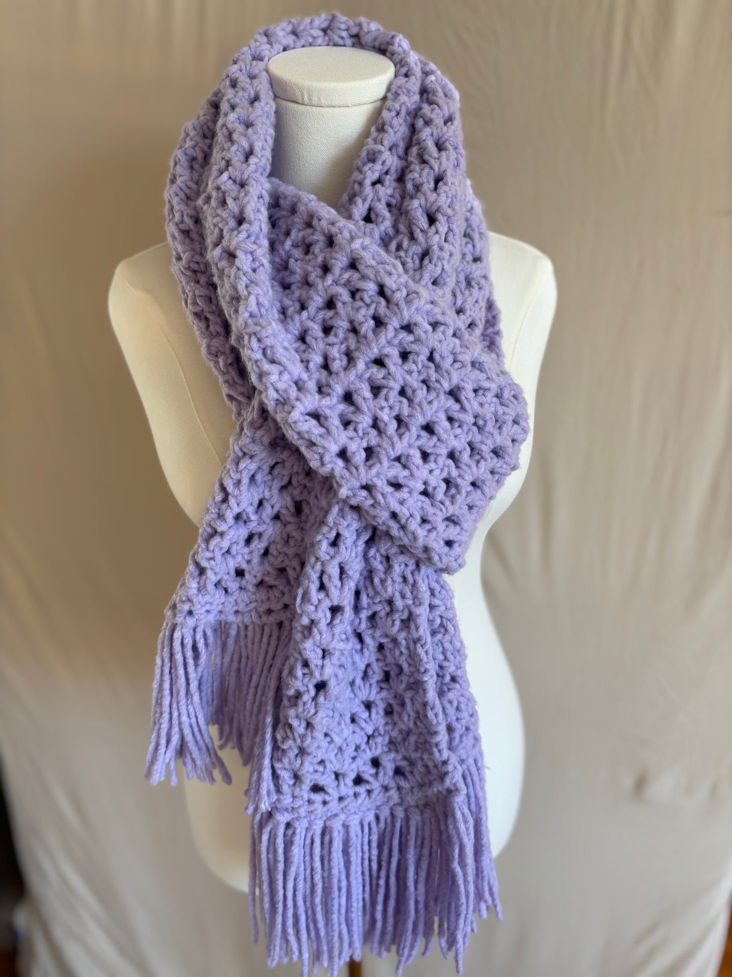 Jacaranda Forever Fleece Scarf