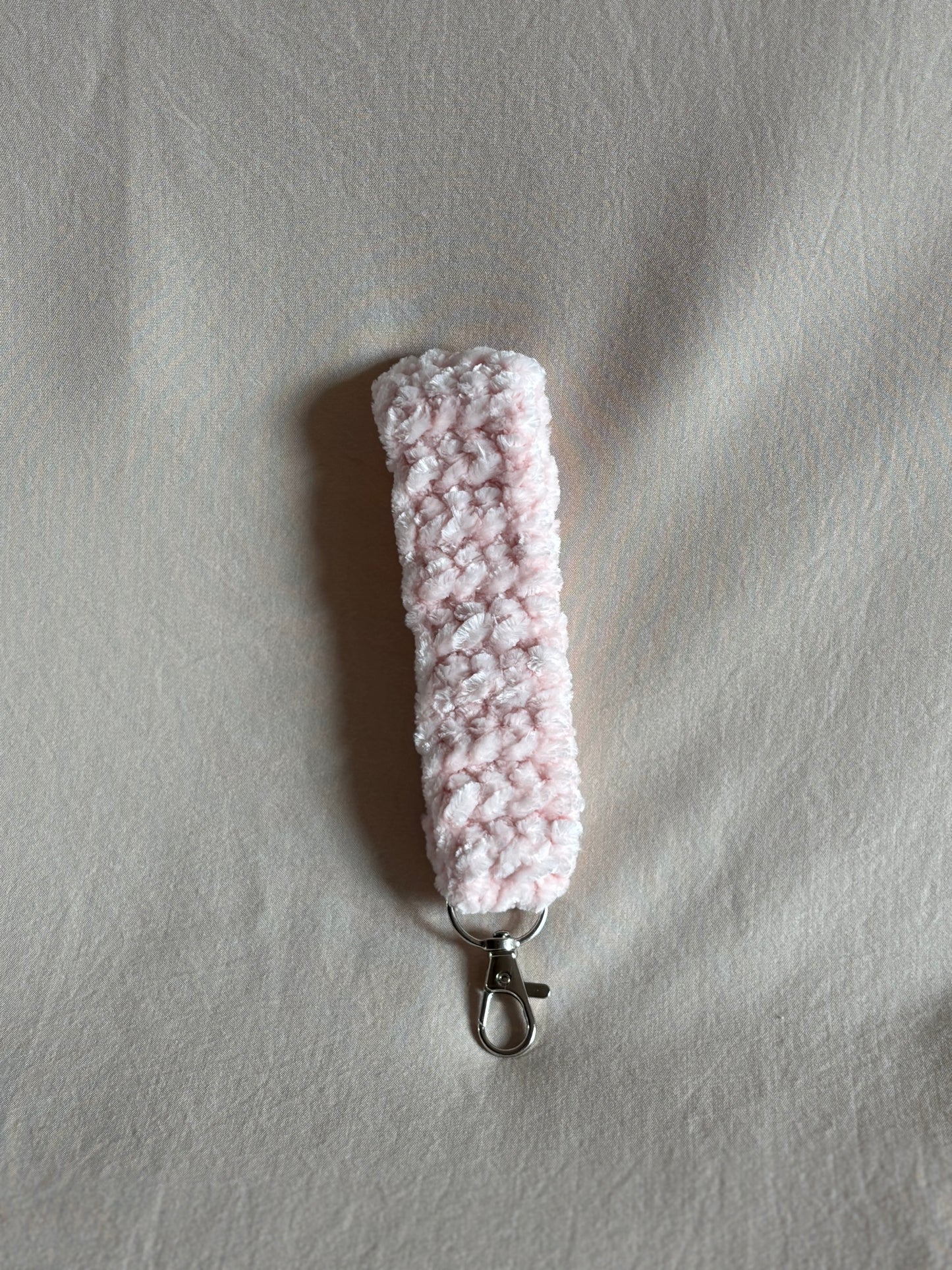 Quiet Pink Velvet Keychain ✨