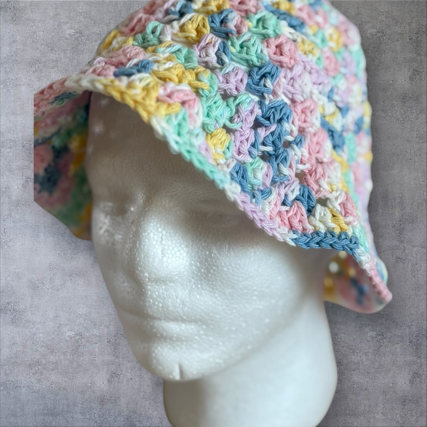 Pastel Rainbow Bucket hat