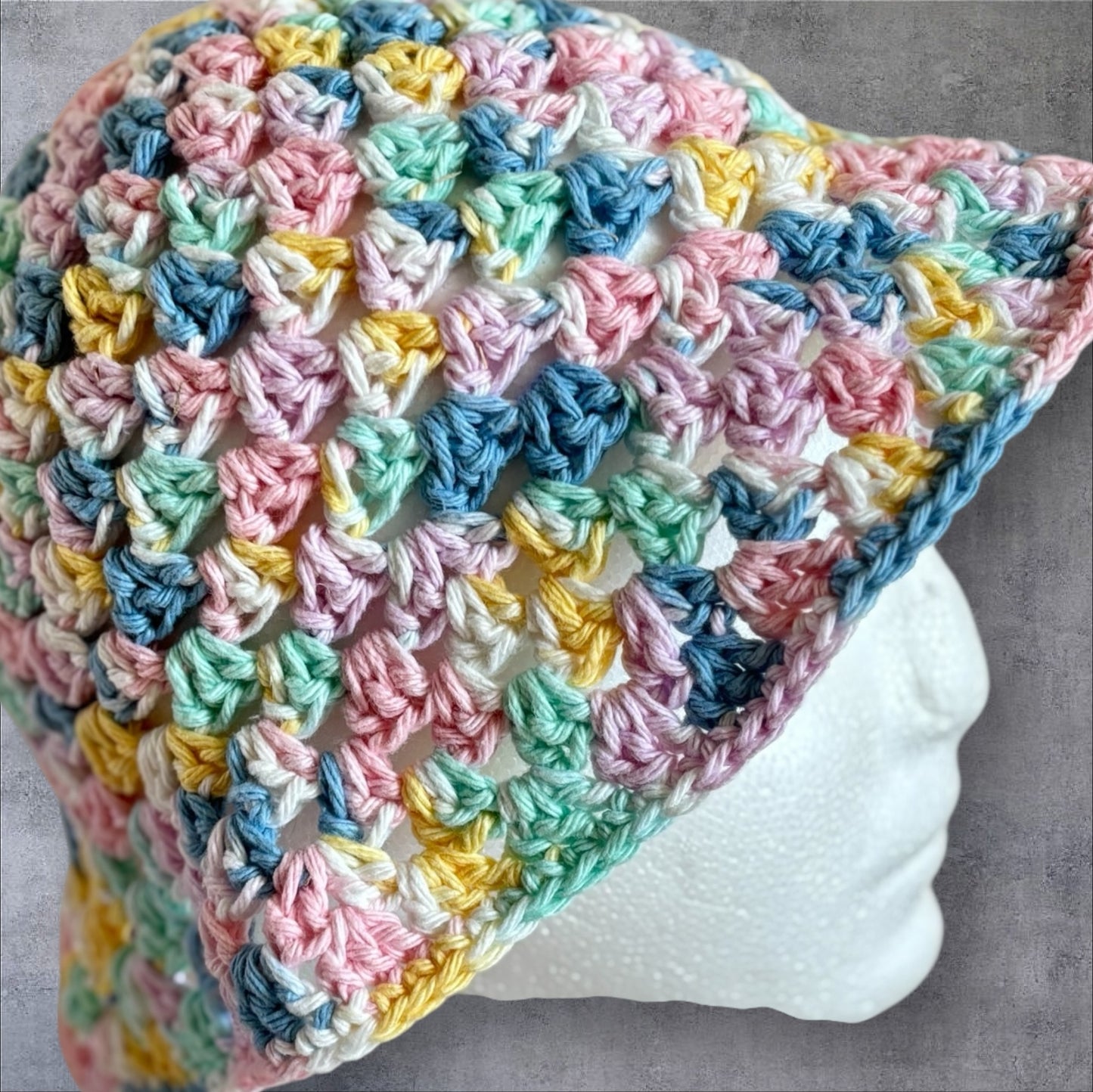 Pastel Rainbow Bucket hat