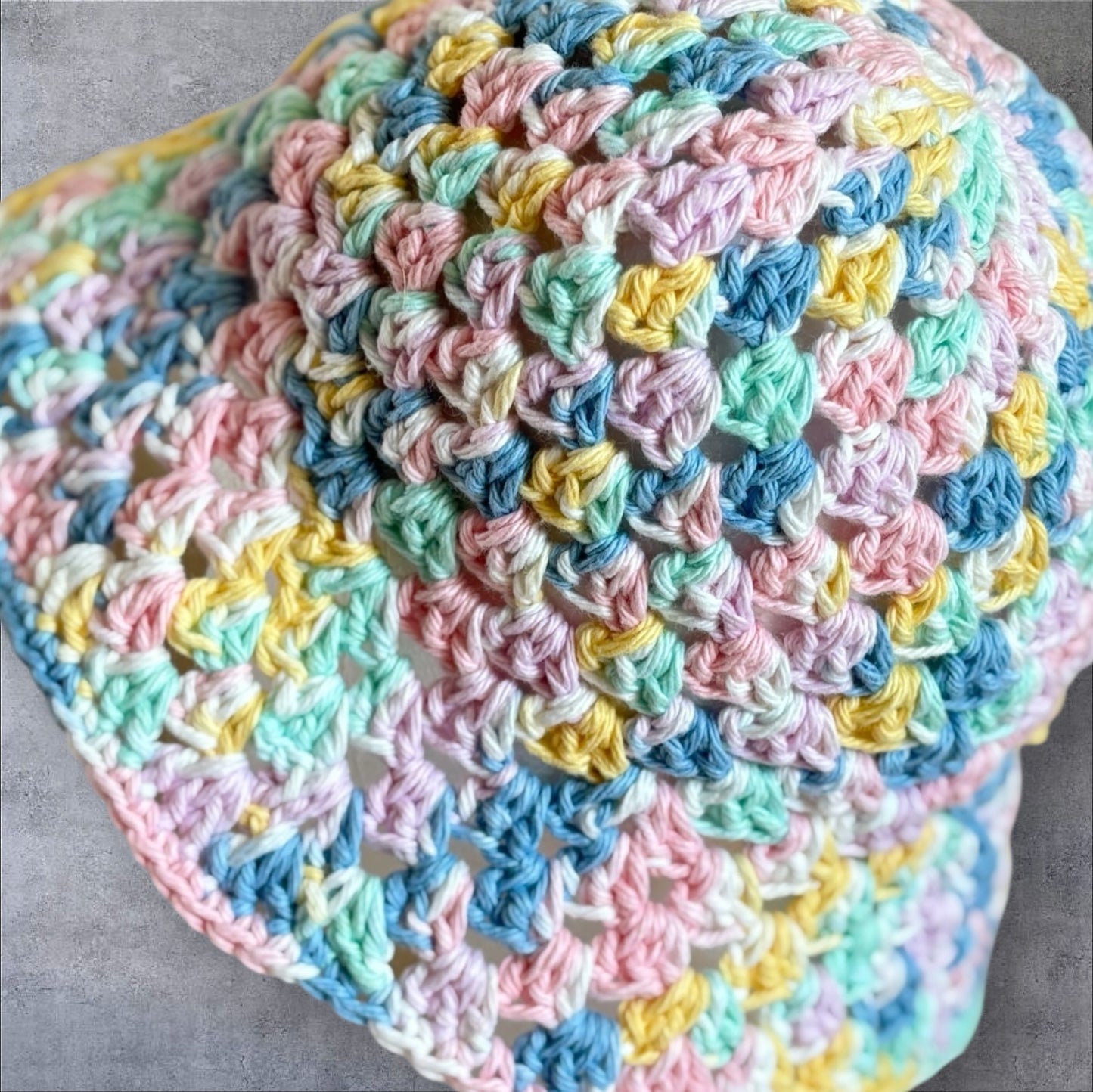 Pastel Rainbow Bucket hat
