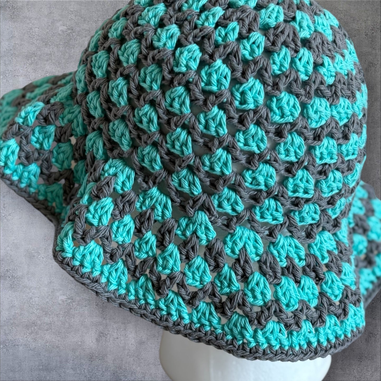 Sea Breeze & Grey Kelp Bucket hat