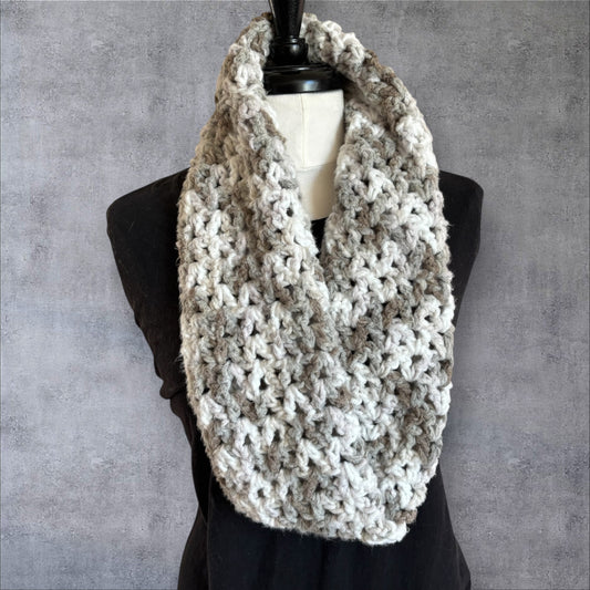 Cozy Neutral Infinity Cowl