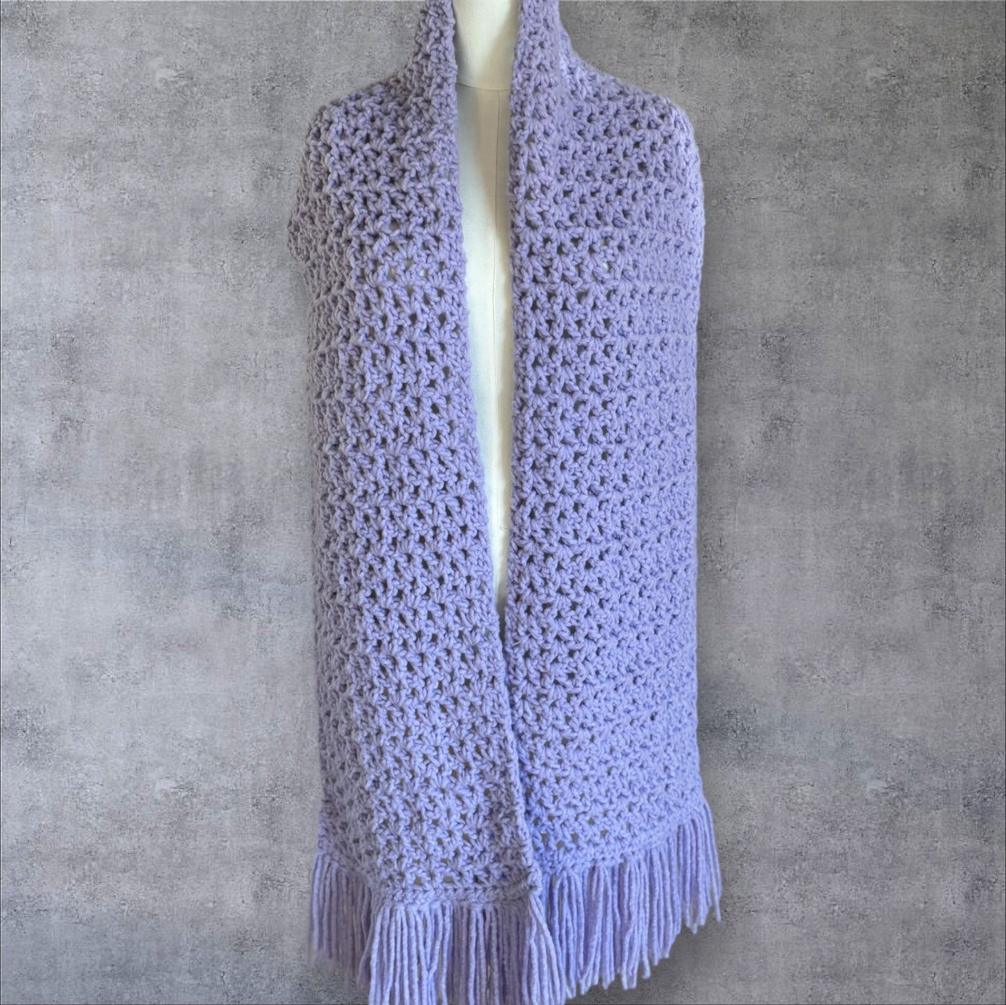 Jacaranda Forever Fleece Scarf