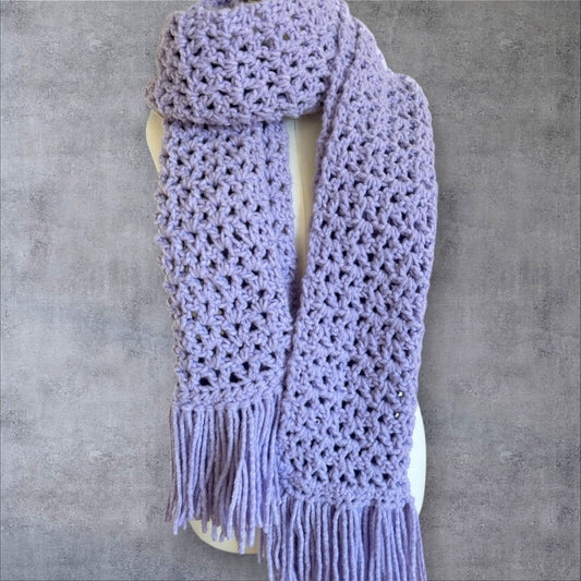 Jacaranda Forever Fleece Scarf
