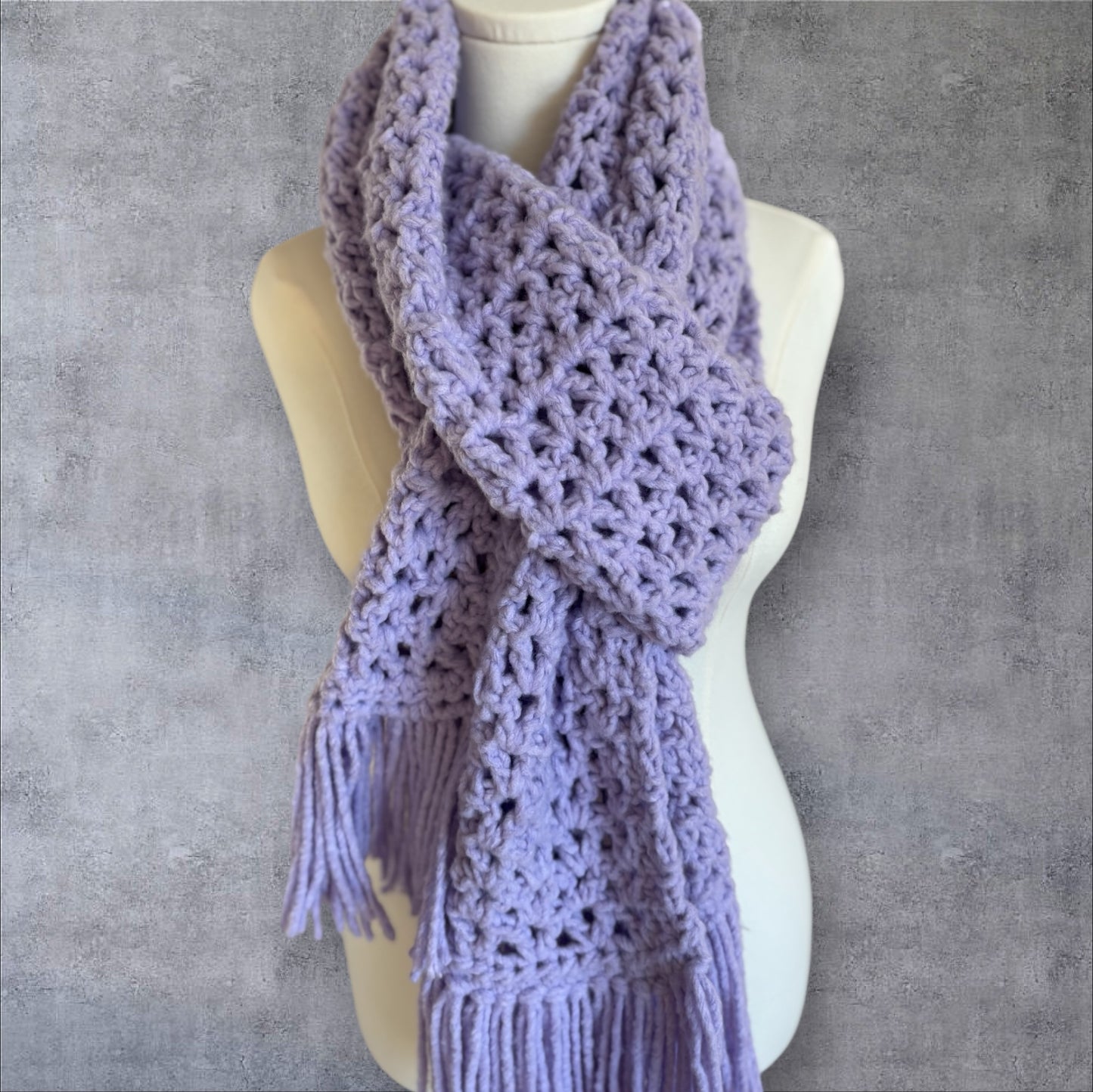 Jacaranda Forever Fleece Scarf
